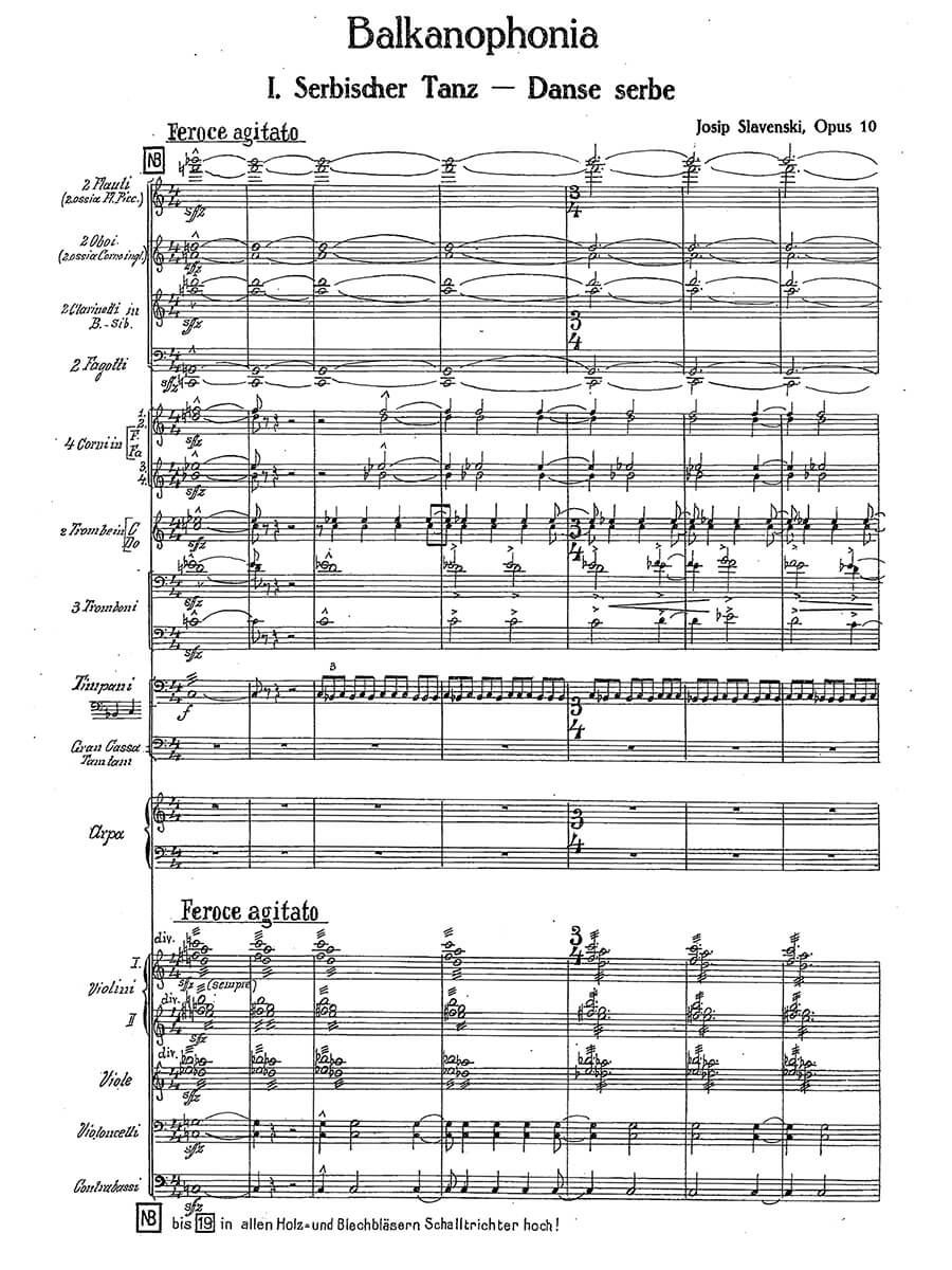 Štolcer-Slavenski: Balkanophonia, Op. 10