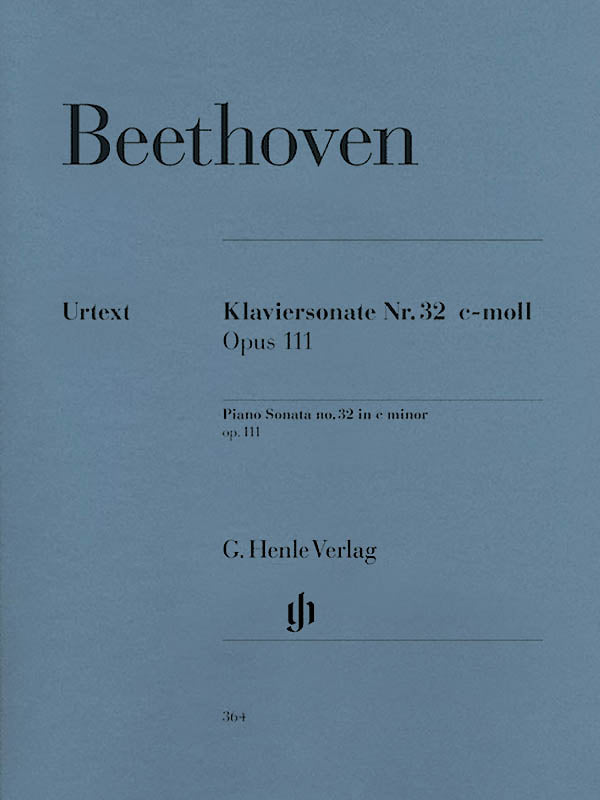 Beethoven: Piano Sonata No. 32 in C Minor, Op. 111