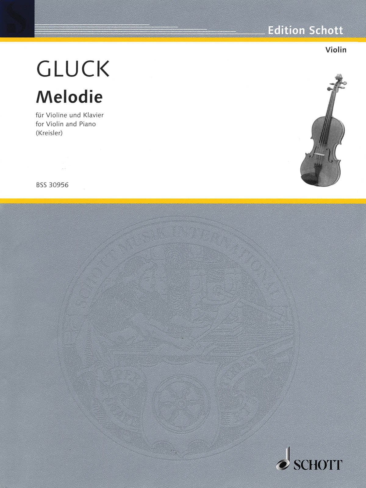 Gluck: Melodie (arr. for violin & piano)