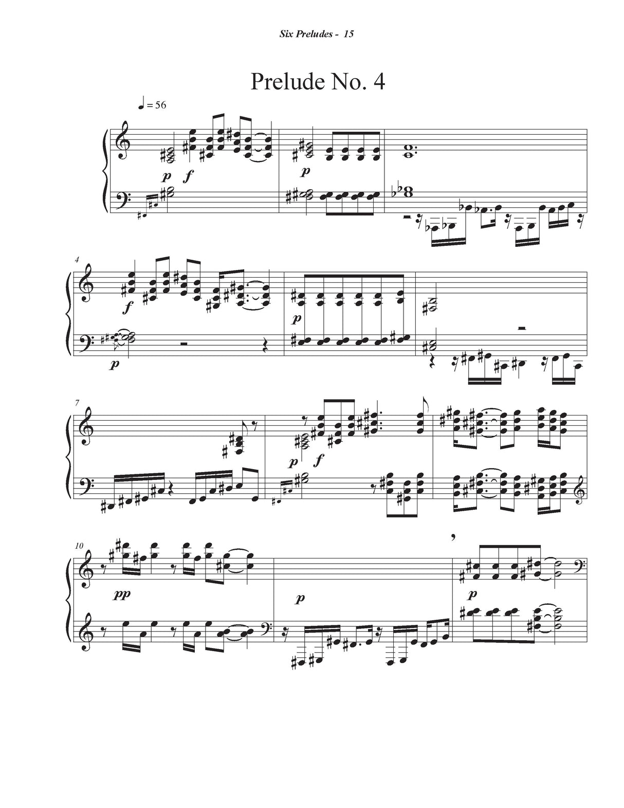 Thompson: Six Preludes