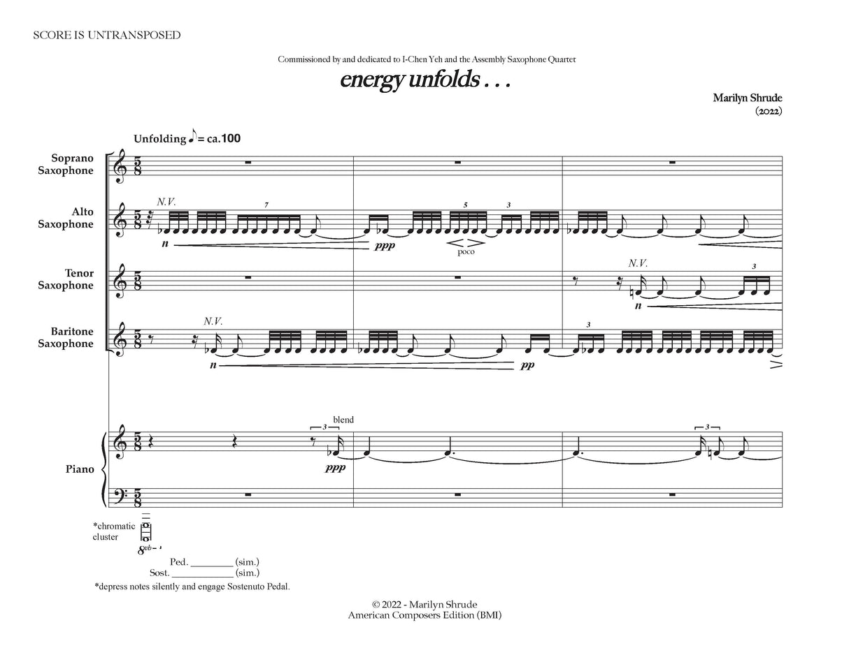 Shrude: energy unfolds...