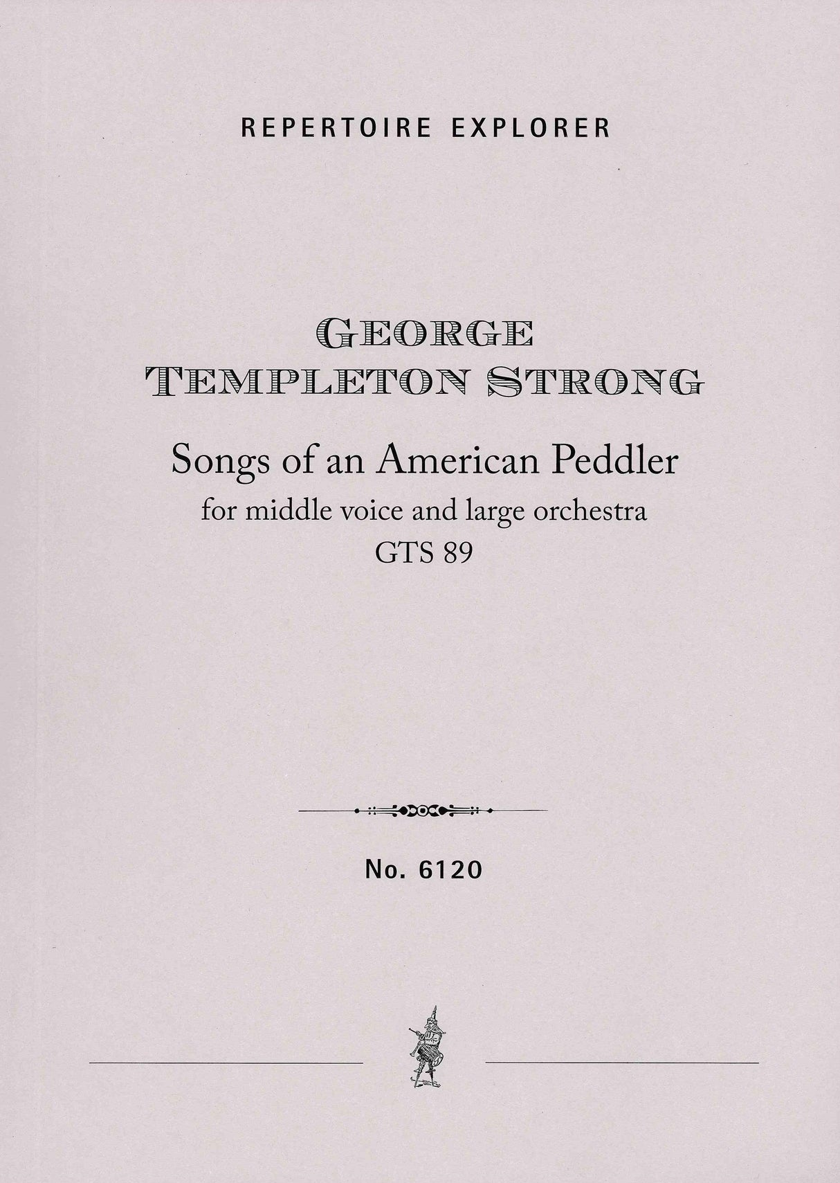Strong: Songs of an American Peddler, GTS 89