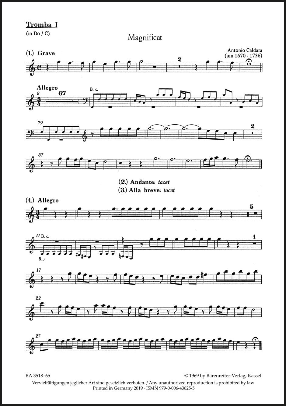 Caldara: Magnificat in C Major