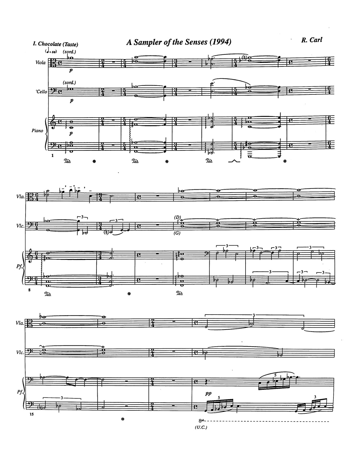 Carl: A Sampler of The Senses