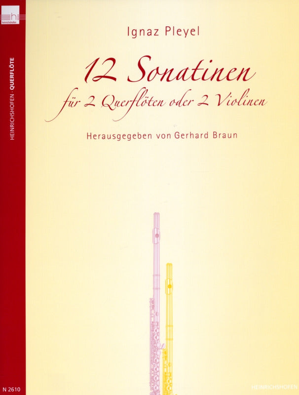 Pleyel: 12 Sonatinas for 2 Flutes or 2 Violins