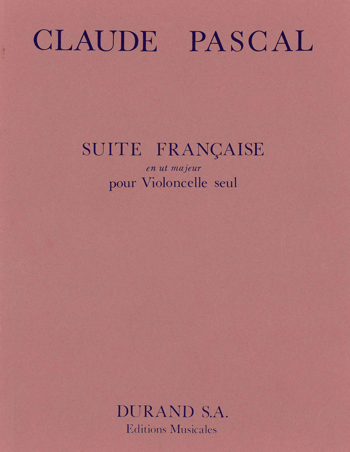 Pascal: Suite Française