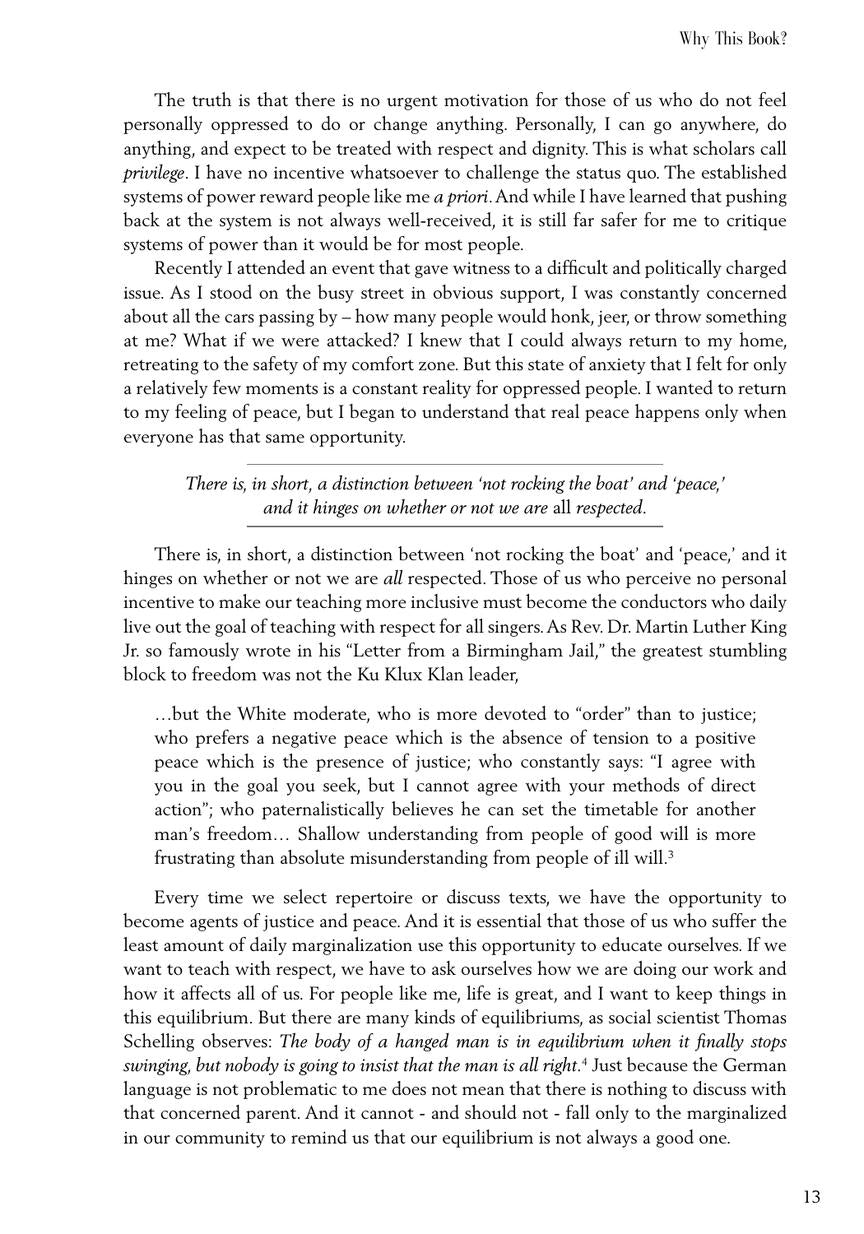 Teaching with Respect: Inclusive Pedagogy for Choral Directors (Second Edition)