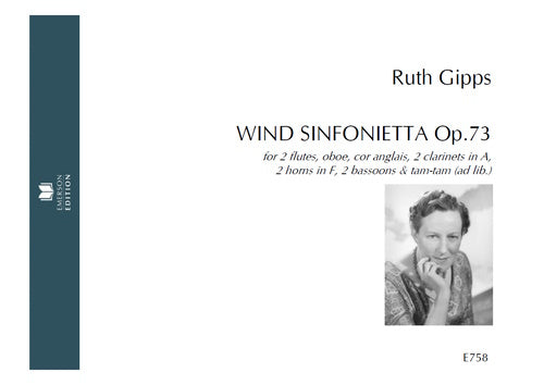 Gipps: Wind Sinfonietta, Op. 73