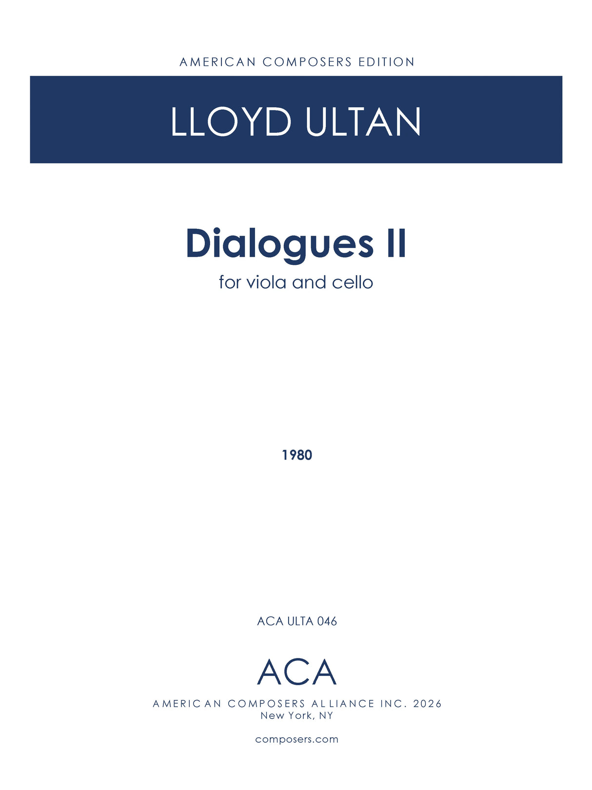 Ultan: Dialogues No. 2