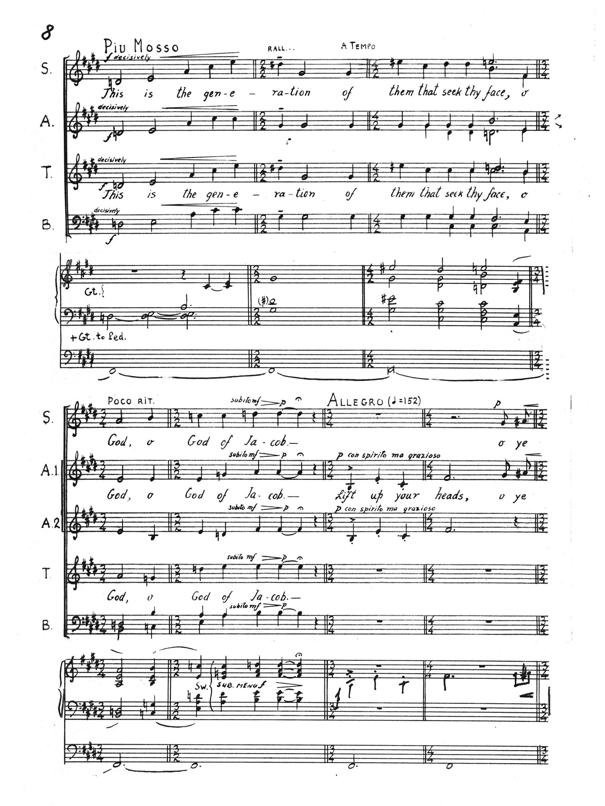 Ussachevsky: Psalm 24