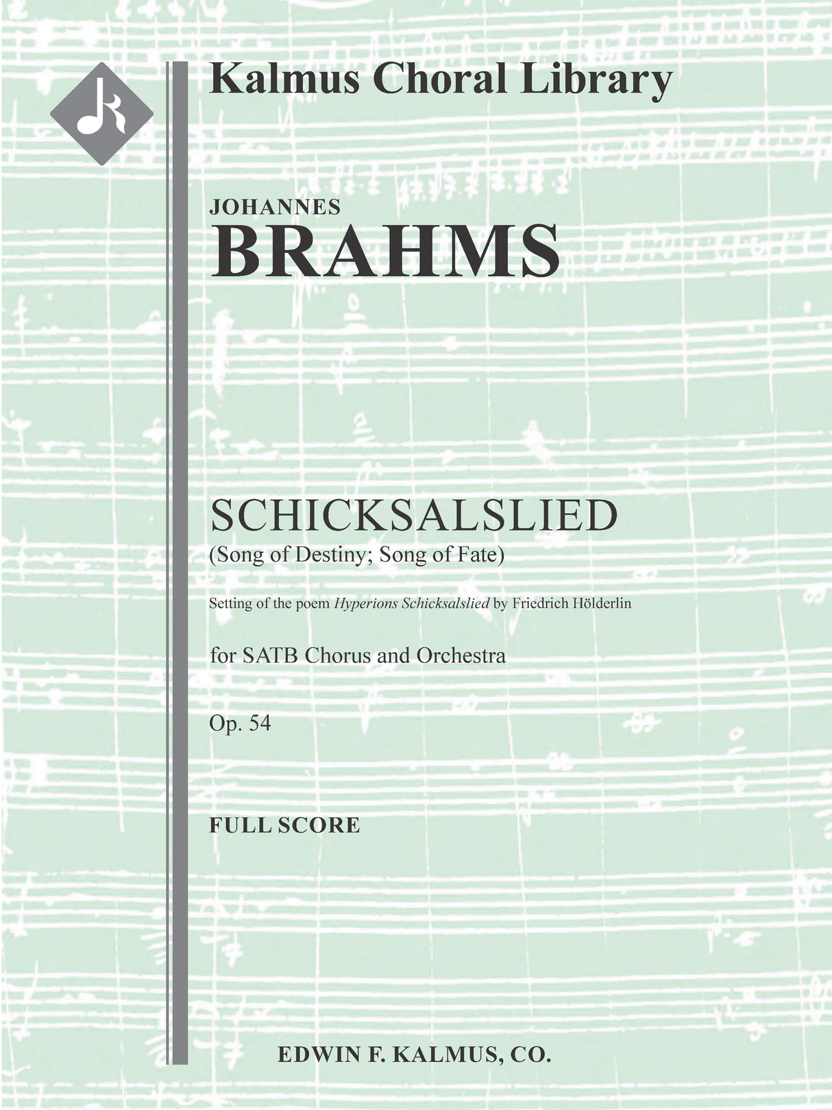 Brahms: Schicksalslied, Op. 54