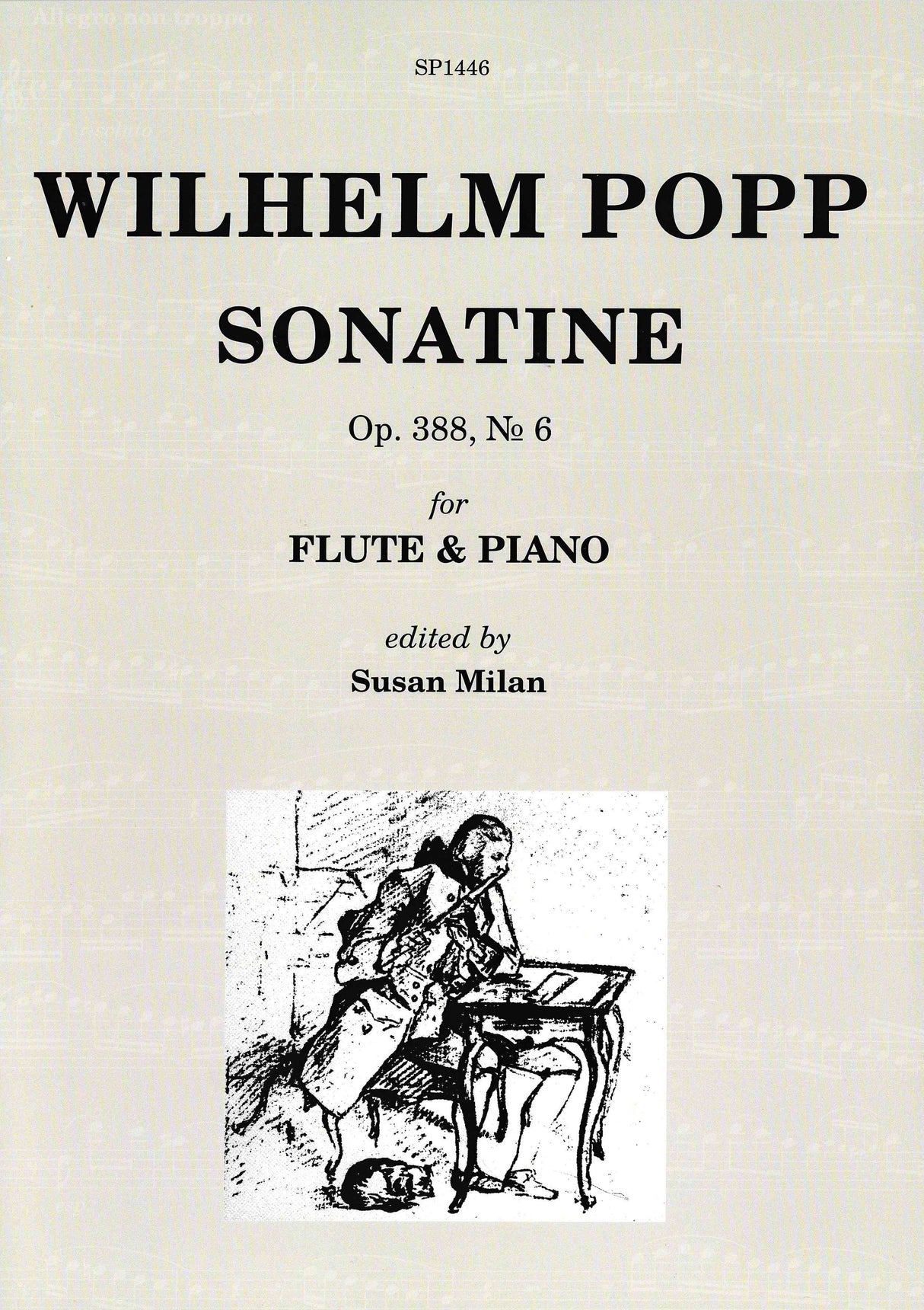 Popp: Sonatina for Flute & Piano, Op. 388, No. 6