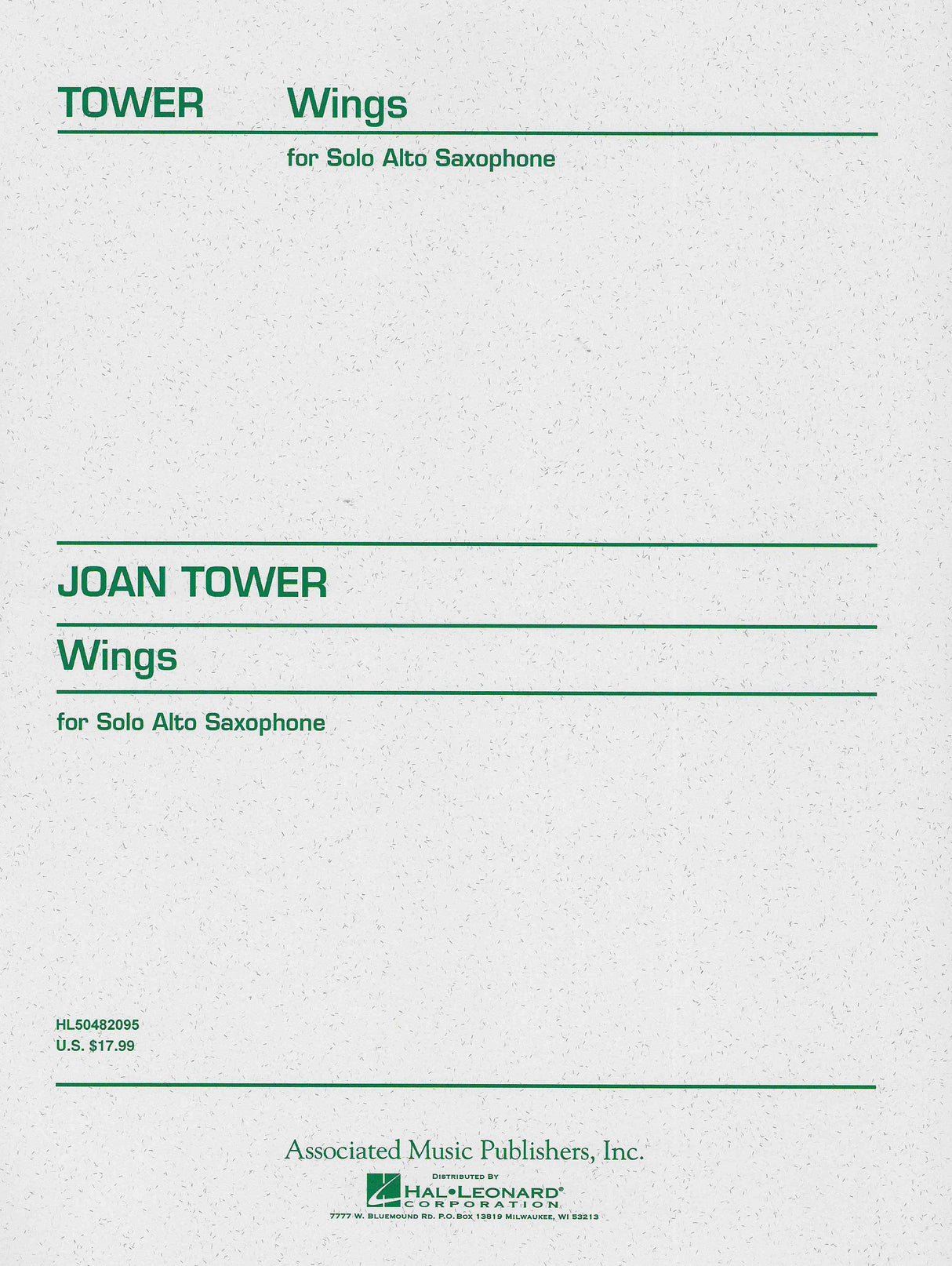 Tower: Wings (Version for Alto Sax)