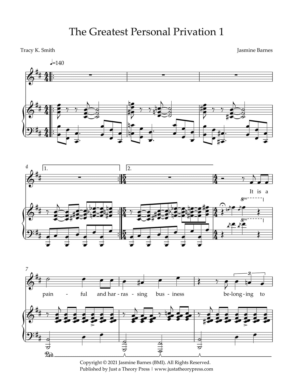 Barnes: The Greatest Personal Privation