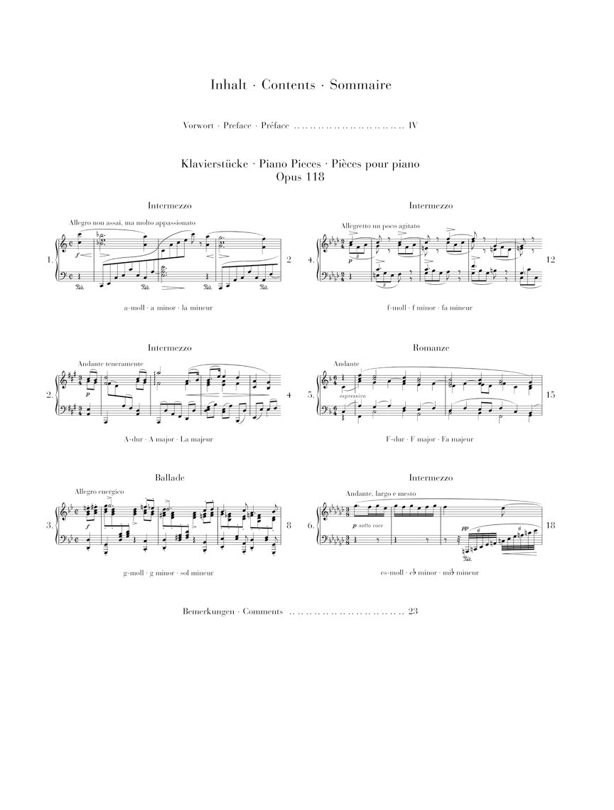 Brahms: Piano Pieces, Op. 118