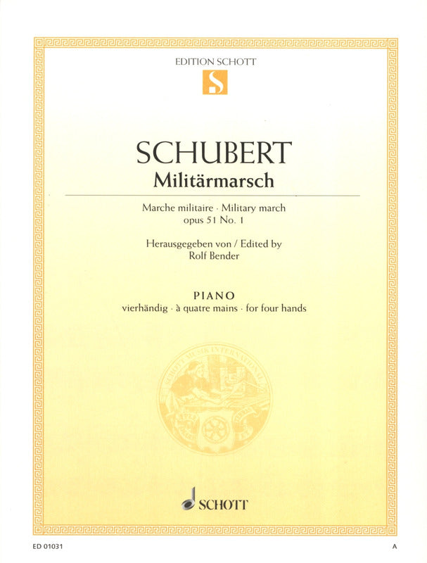 Schubert: Military March, D 733, Op. 51, No. 1