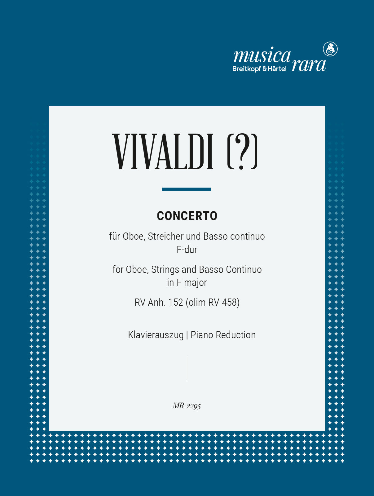 Vivaldi: Oboe Concerto in C Major, RV 458