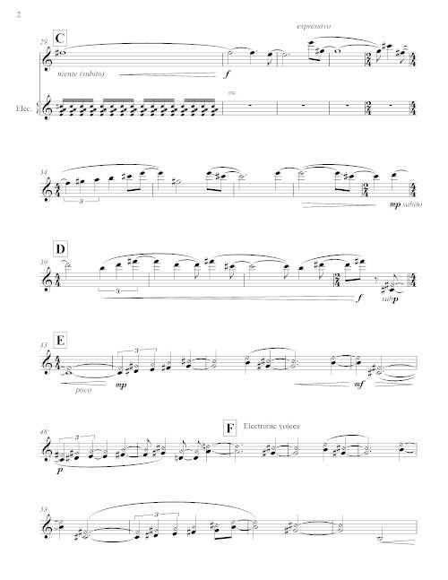 Mazzoli: A Thousand Tongues (Version for Violin & Electronics)