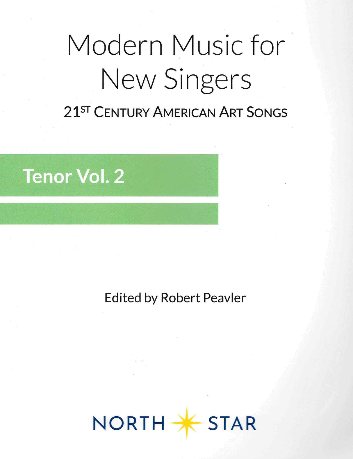 Modern Music for New Singers - Tenor Volume 2