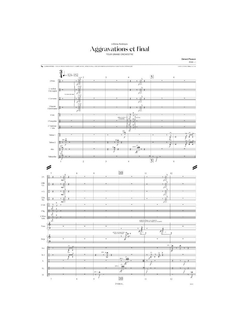 Pesson: Aggravations et final