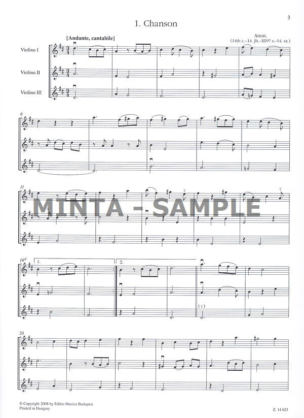 Trios for Violins