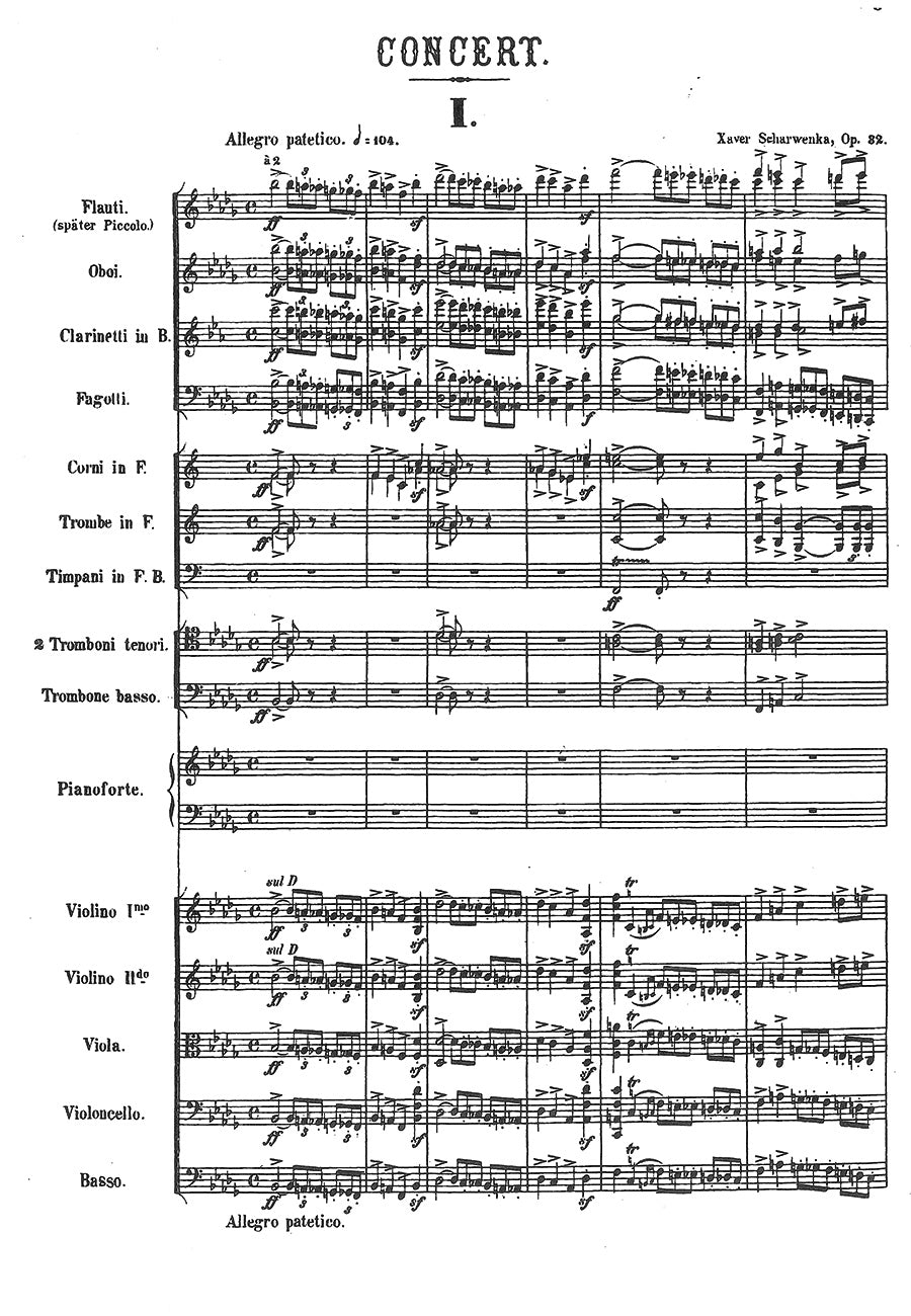 Scharwenka: Piano Concerto No. 1 in B-flat Minor, Op. 32