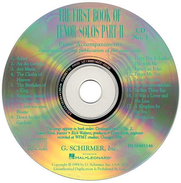 The First Book of Tenor Solos – Part 2