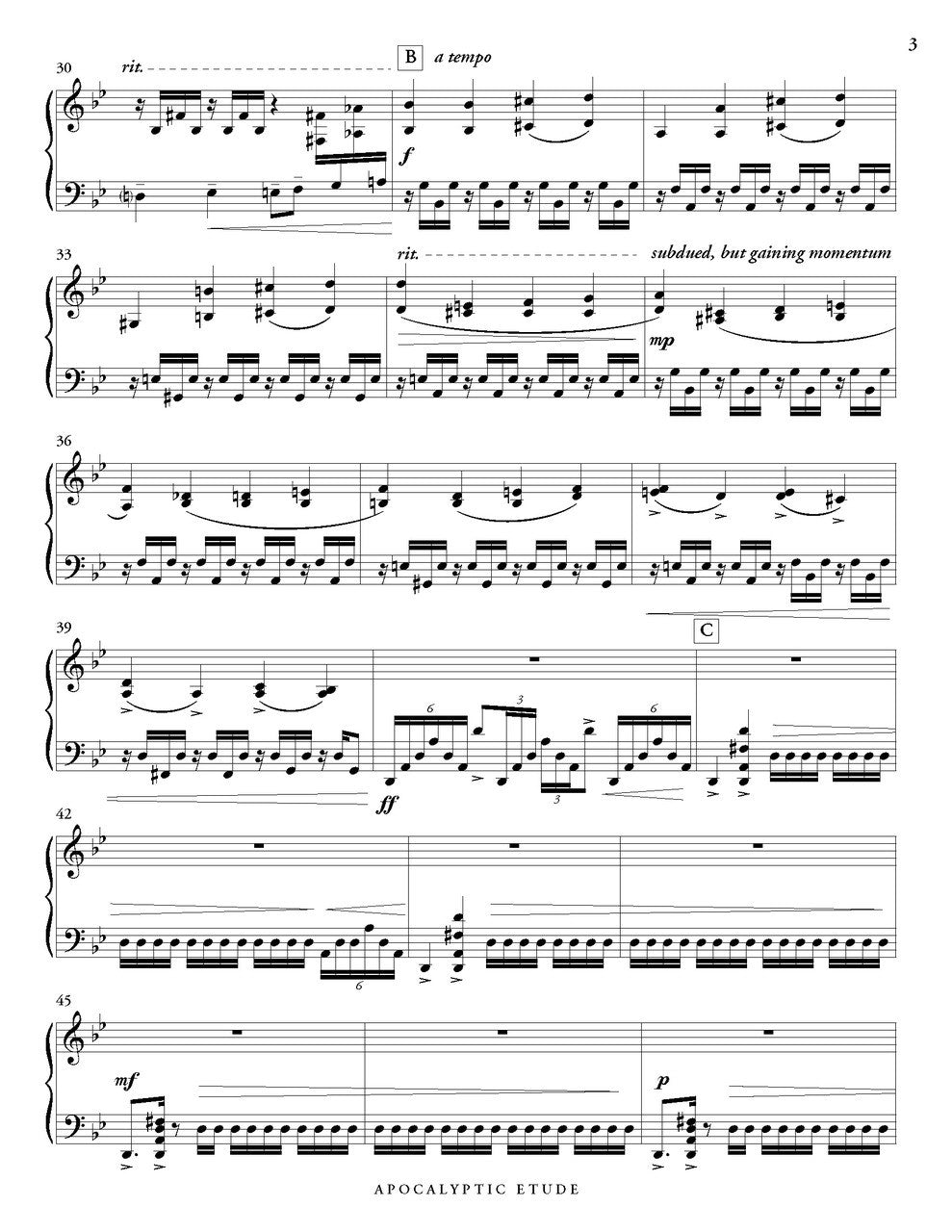 Hall: Apocalyptic Etude