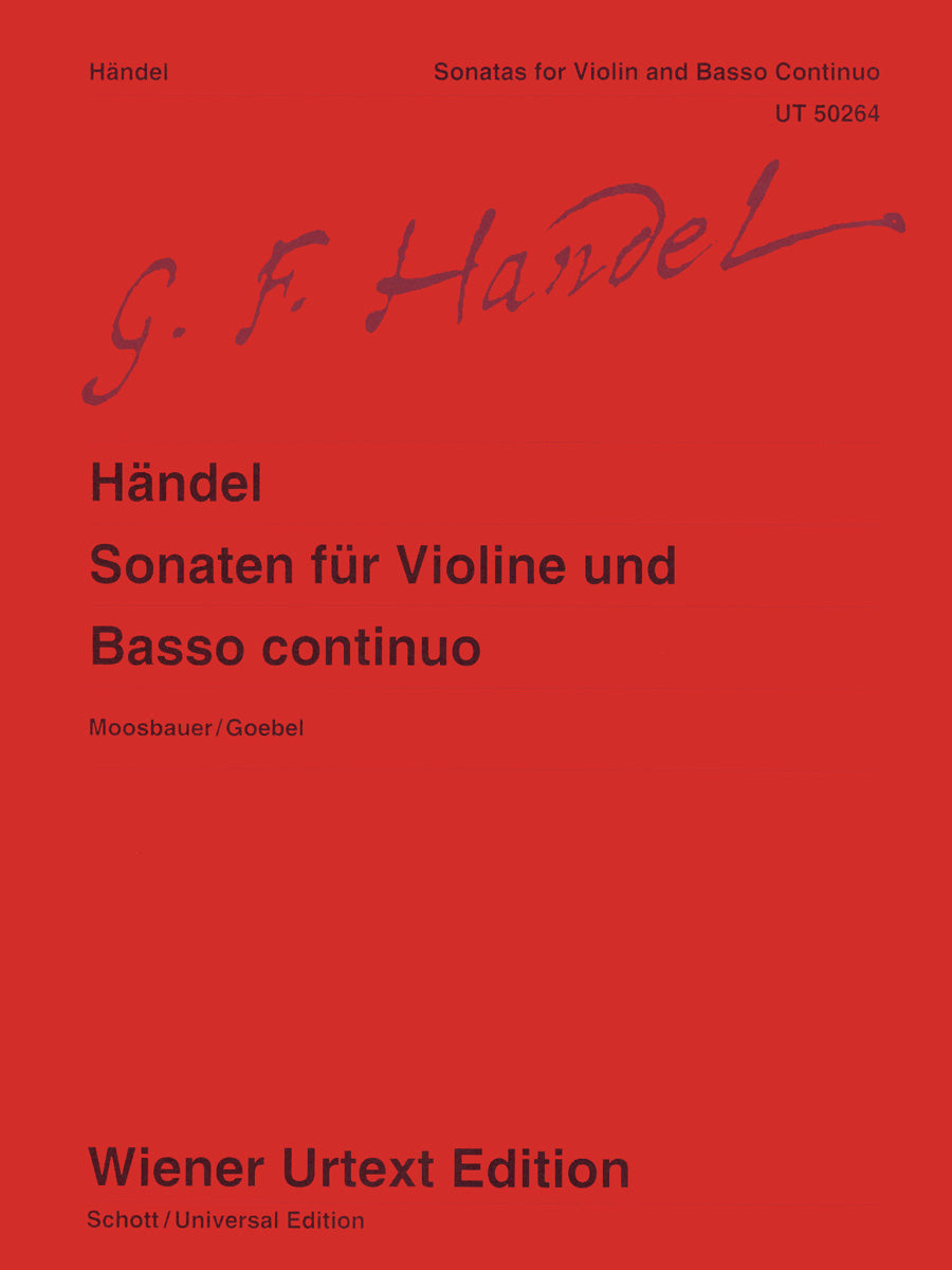 Handel: Sonatas for Violin and Basso Continuo