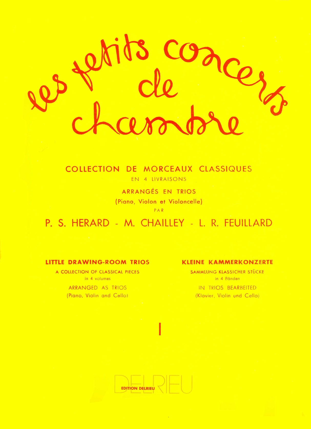 Les petits concerts de chambre - Volume 1