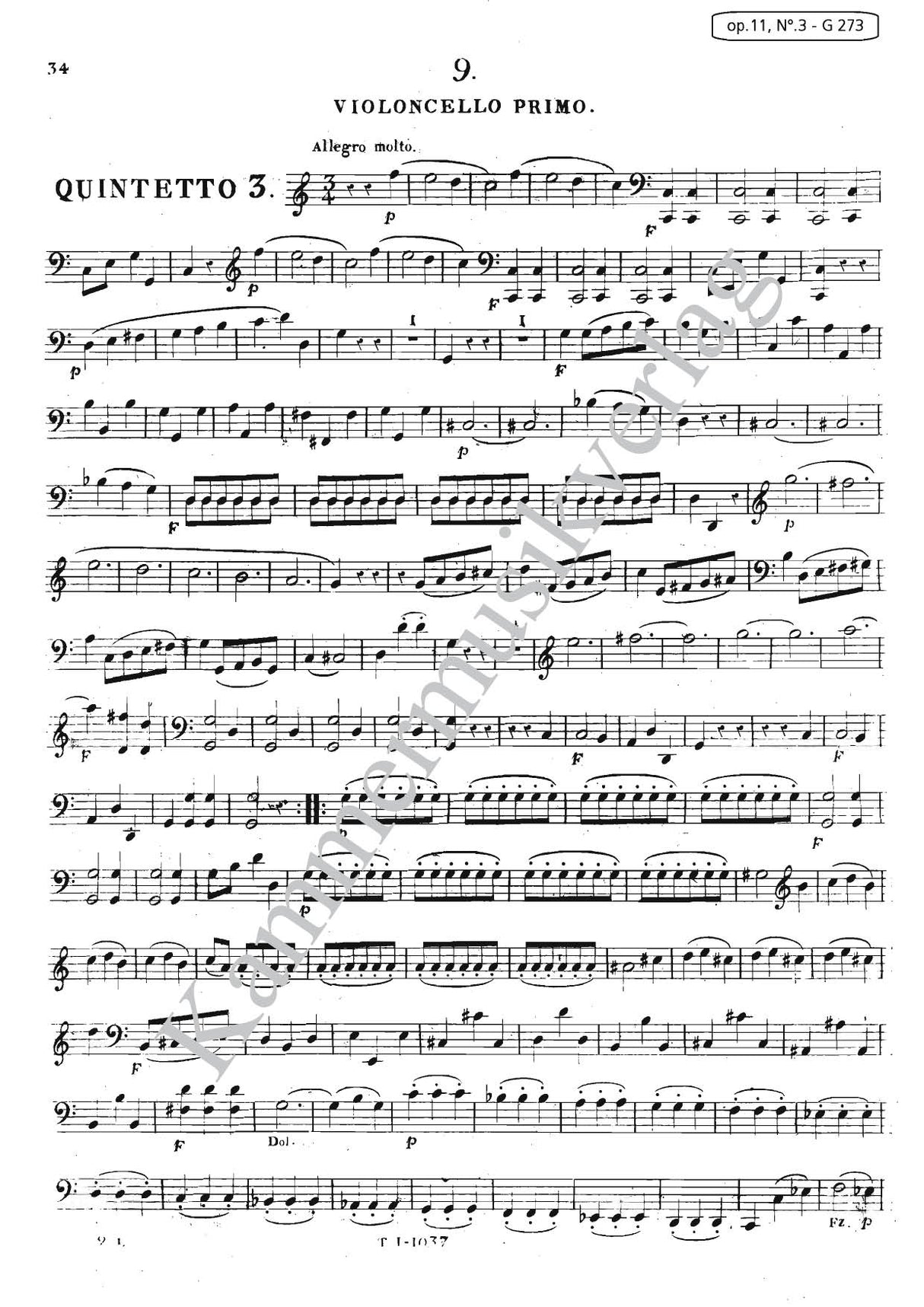 Boccherini: 6 String Quintets, G 271-276, Op. 11, Nos. 1-6