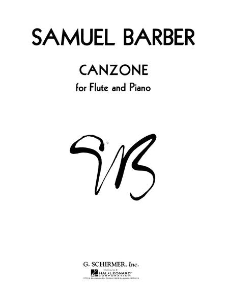 Barber: Canzone for Flute and Piano