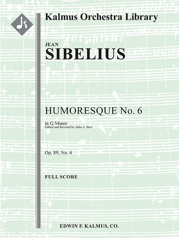 Sibelius: Humoresque No. 6 in G Minor, Op. 89d