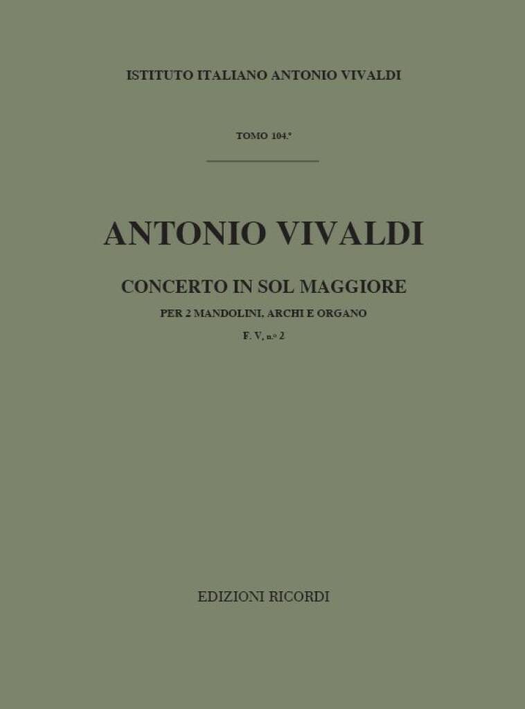 Vivaldi: Concerto in G Major for 2 Mandolins, RV 532