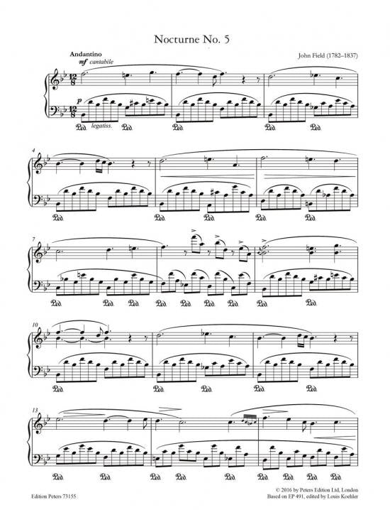 Field: Nocturne No. 5 in B-flat Major, H 37