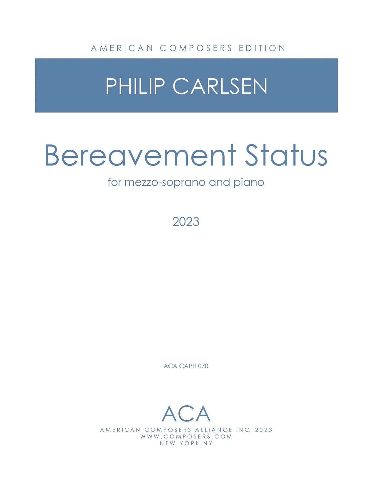 Carlsen: Bereavement Status
