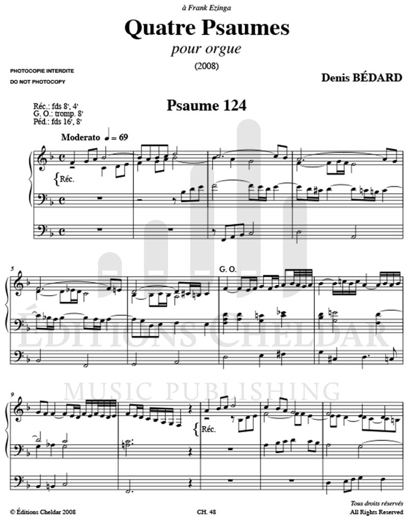 Bédard: 4 Psalms