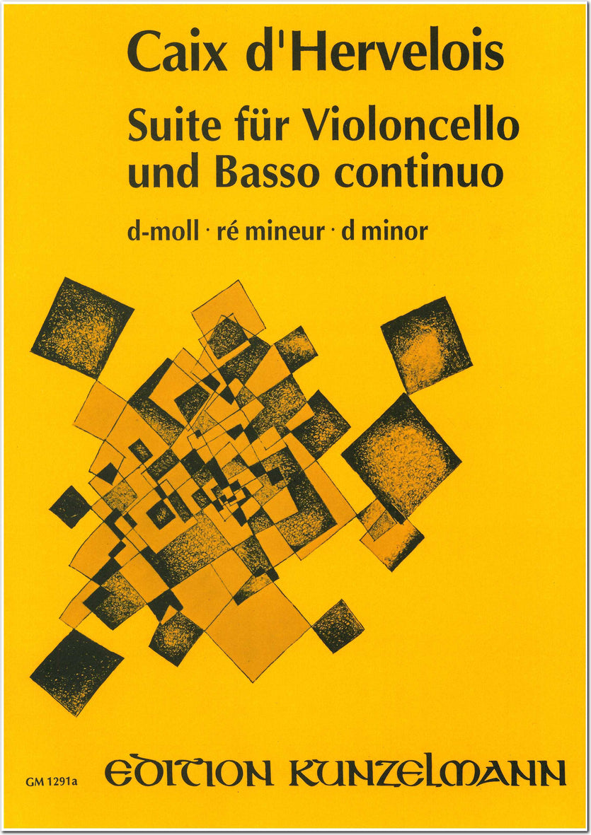Caix d'Hervelois: Suite for 3 Cellos