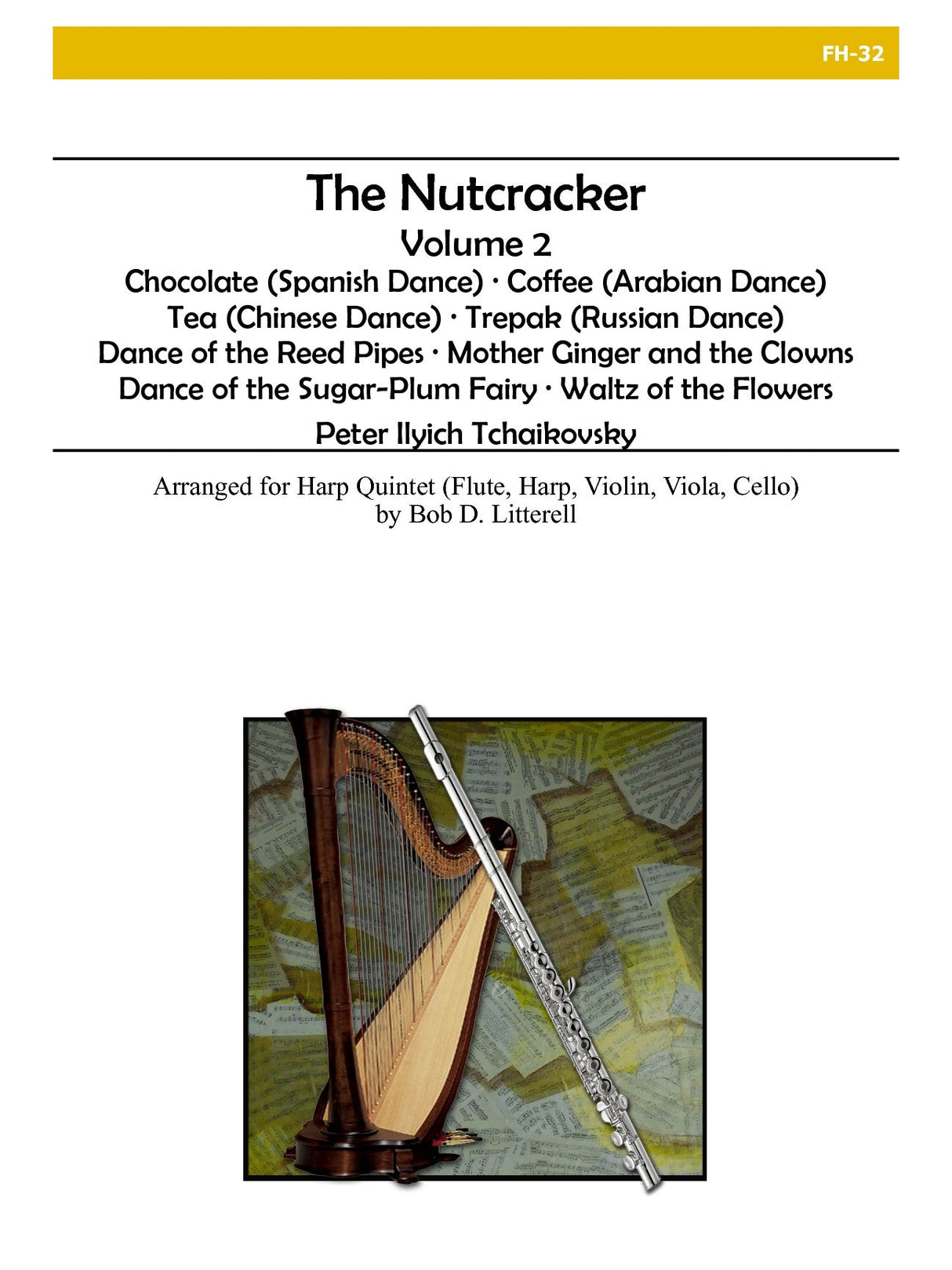 Tchaikovsky: The Nutcracker - Volume 2 (arr. for harp quintet)