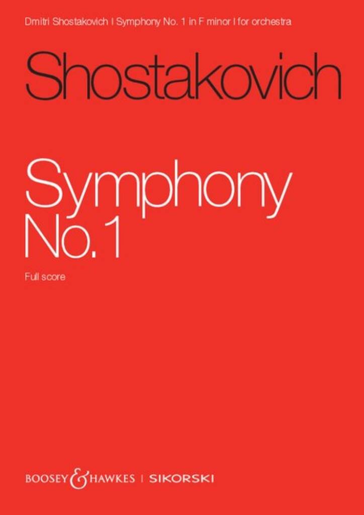 Shostakovich: Symphony No. 1, Op. 10