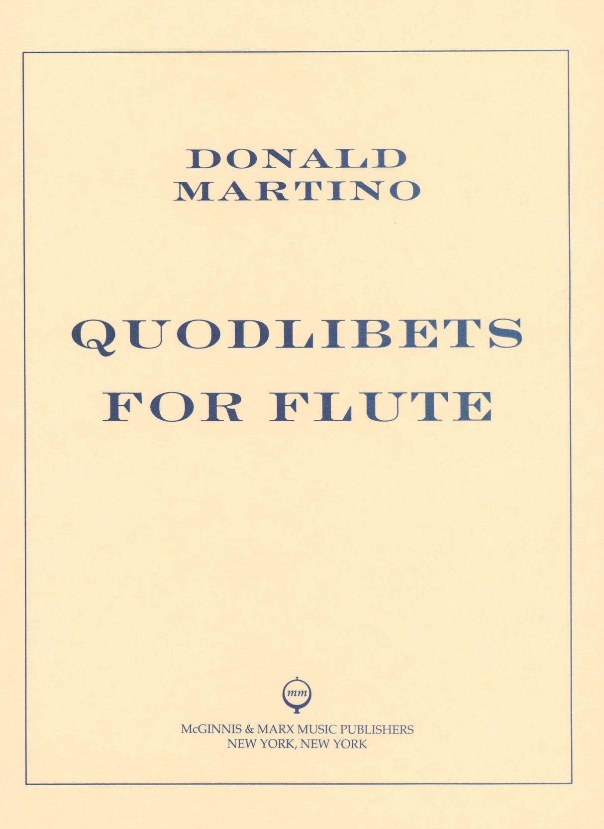Martino: Quodlibets