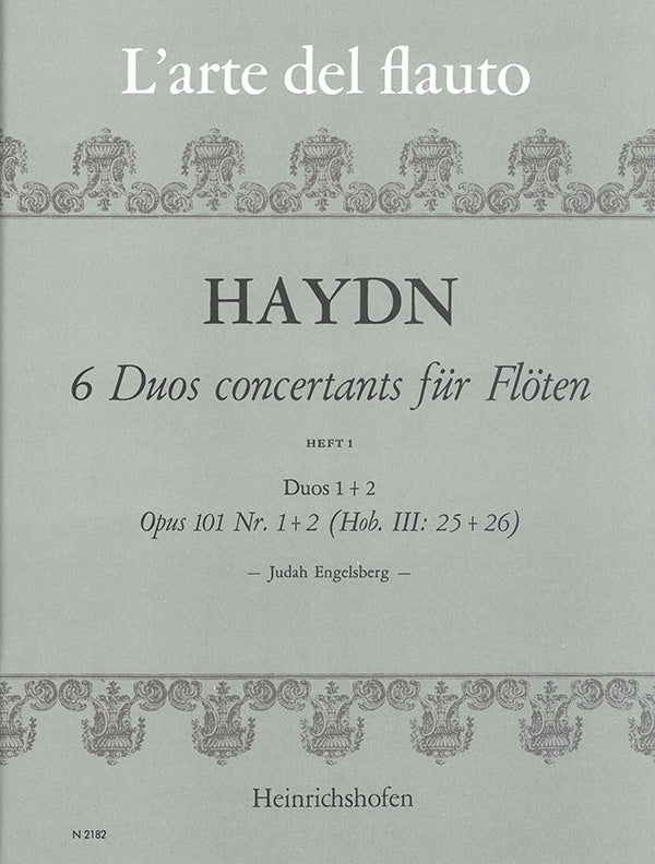 Haydn: 2 Duo concertants after Hob. III:25-26 (arr. for 2 flutes)