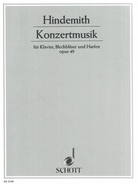 Hindemith: Concert Music, Op. 49