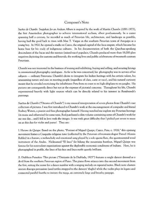 Frank: Sueños de Chambi