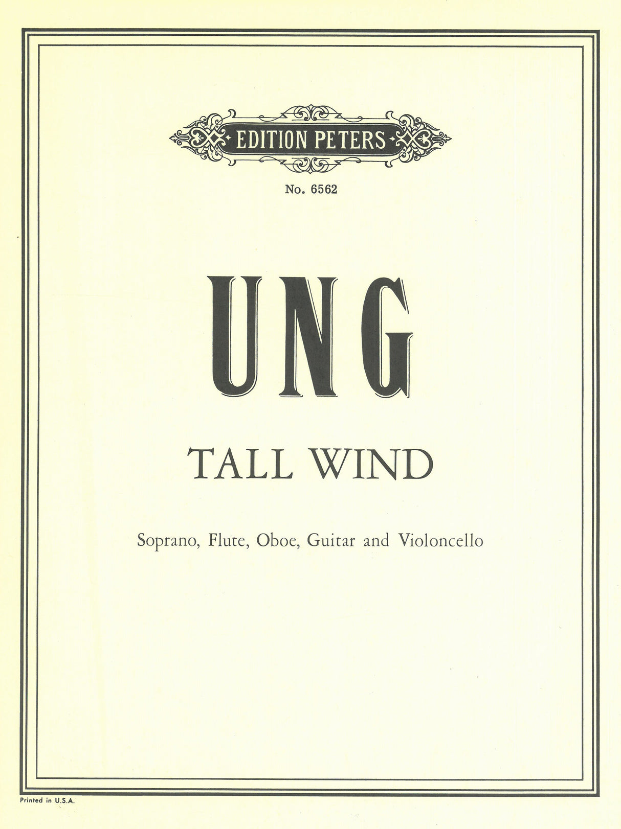Ung: Tall Wind
