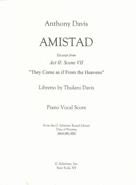 Davis: They Come As If From the Heavens