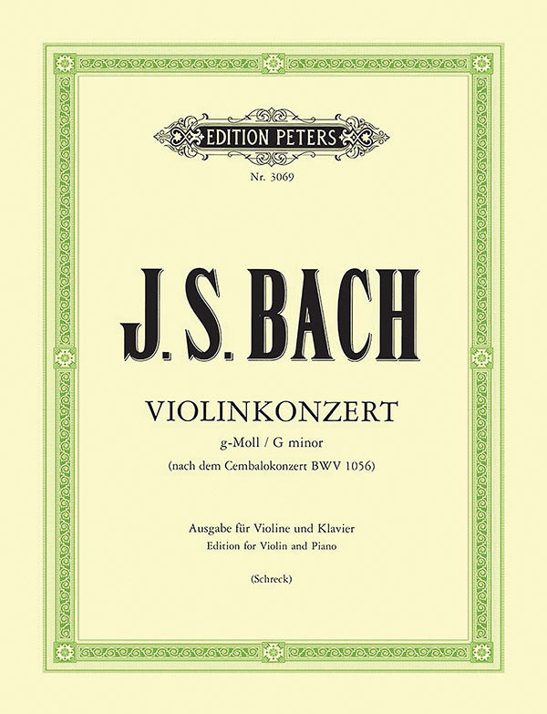 Bach: Violin Concerto in G Minor after BWV 1056