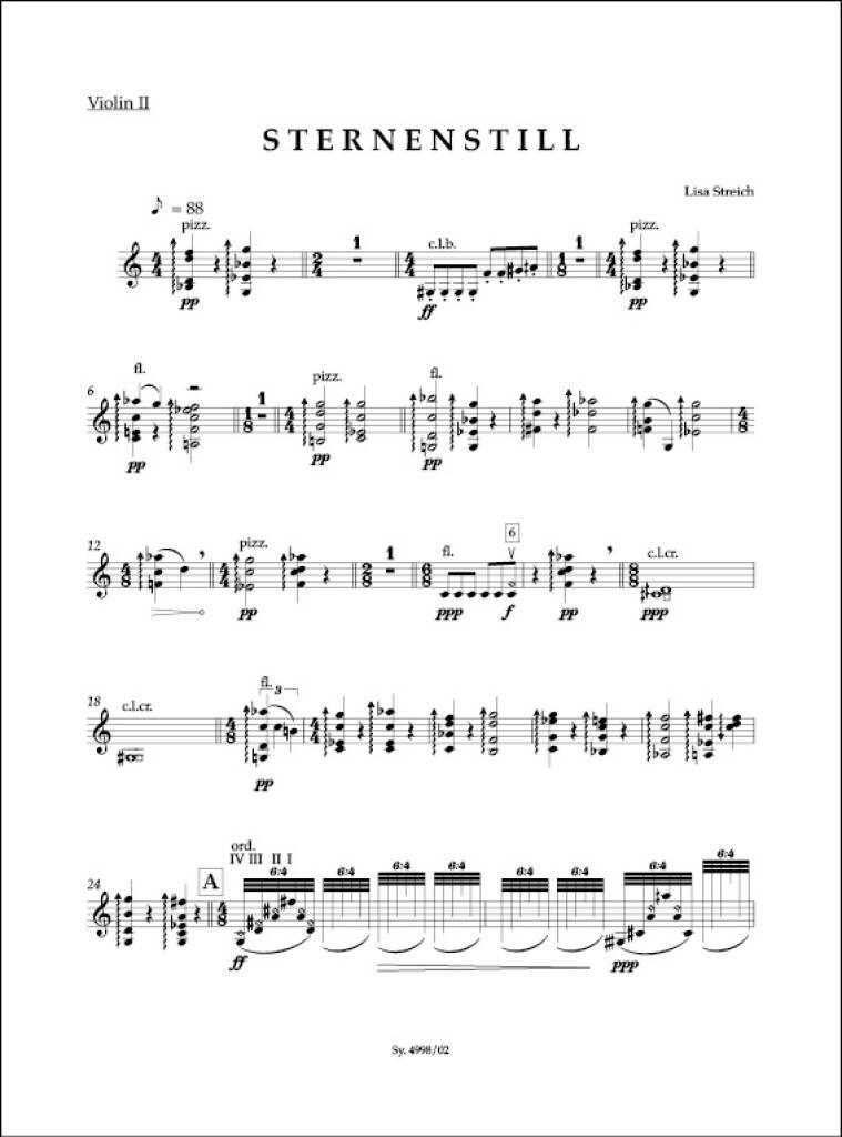 Streich: STERNENSTILL