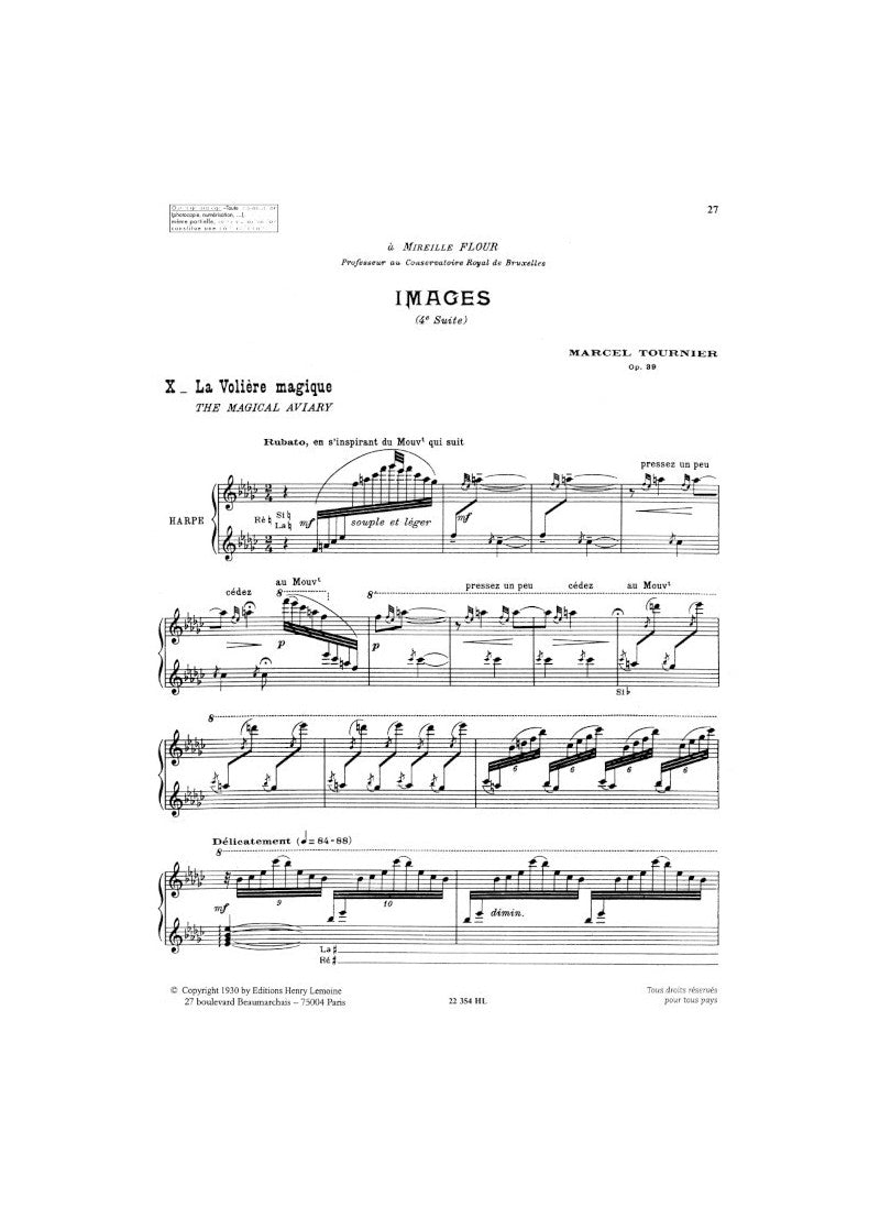 Tournier: Images, 3rd & 4th Suites