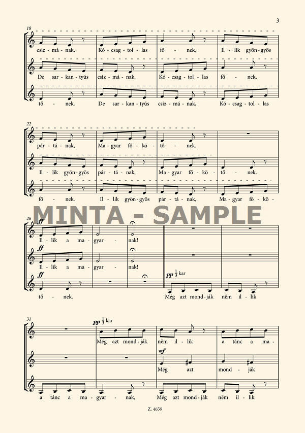Kodály: Dancing Song
